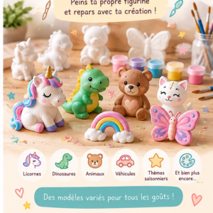 Atelier créatif - Figurines en plâtre